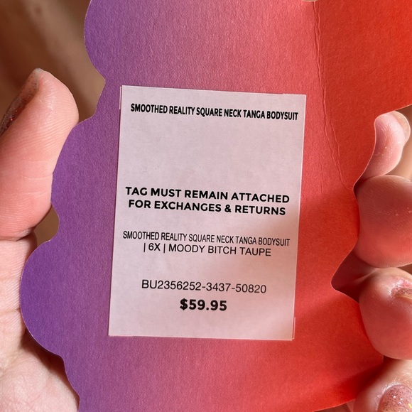 YITTY nwt Smoothed Reality Square Neck Bodysuit - Picture 4 of 9